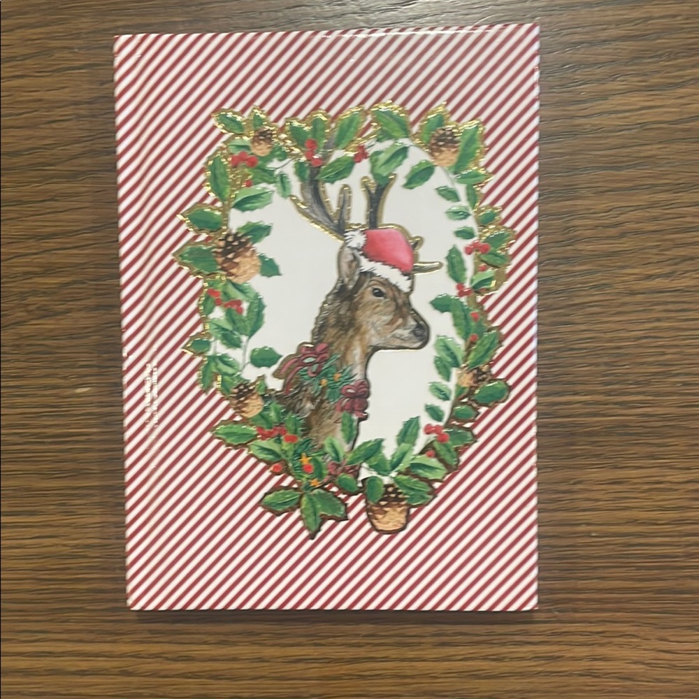 Festive Reindeer Holiday Notebook